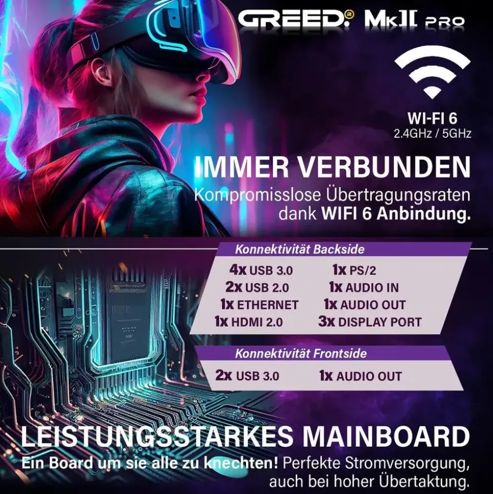 Greed MK2 Pro Intel Core i7-12700F Nvidia Geforce RTX 5070