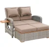Greemotion Bahia Style Loungesofa grau/taupe