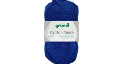 Gründl Häkelgarn Cotton Quick Blau 50 g