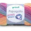Gründl Wolle Farbverlauf pink-gelb 100 g 360 m
