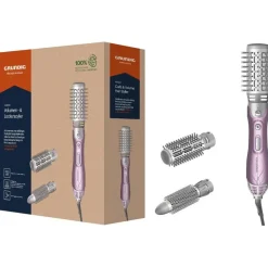 Grundig HS 6220 Volumen- und Lockenstyler rosa