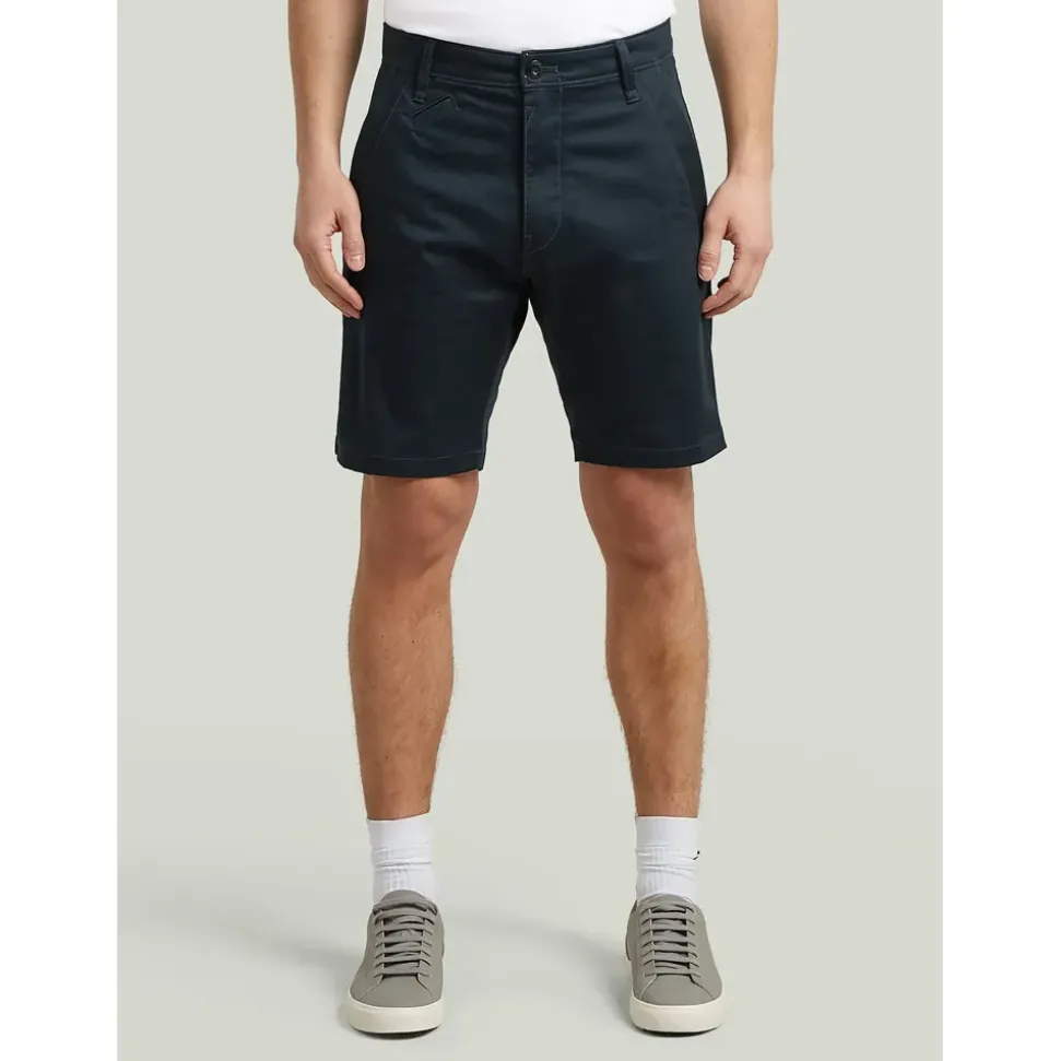 G-Star Bronson 3.0 Slim Chino Short - Dunkelblau - Herren, - 32