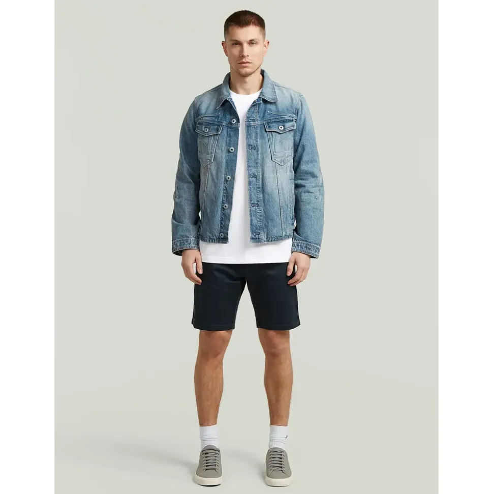 G-Star Bronson 3.0 Slim Chino Short - Dunkelblau - Herren, - 32