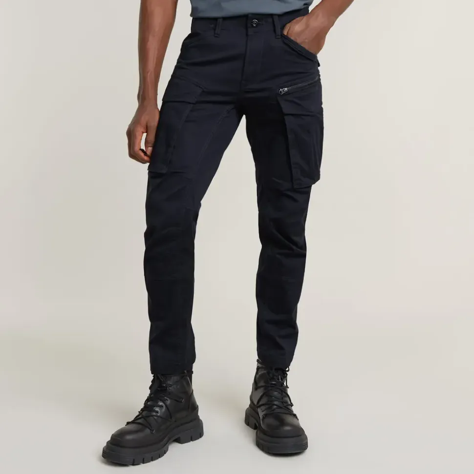 G-Star Herren Jeans Rovic Zip 3D Regular Tapered Hose, - Dunkelblau - - 32-32