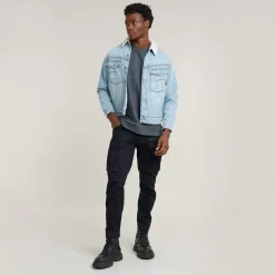 G-Star Herren Jeans Rovic Zip 3D Regular Tapered Hose, - Dunkelblau - - 32-32