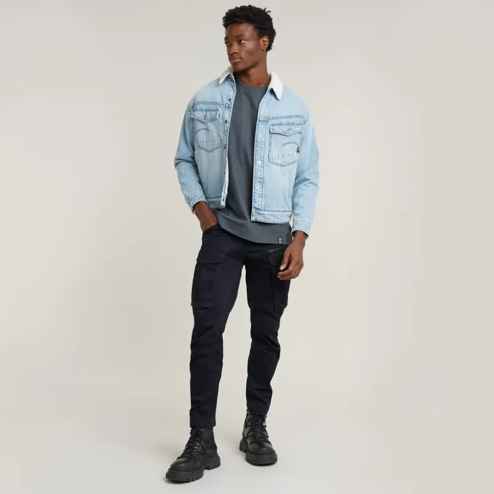 G-Star Herren Jeans Rovic Zip 3D Regular Tapered Hose, - Dunkelblau - - 32-32