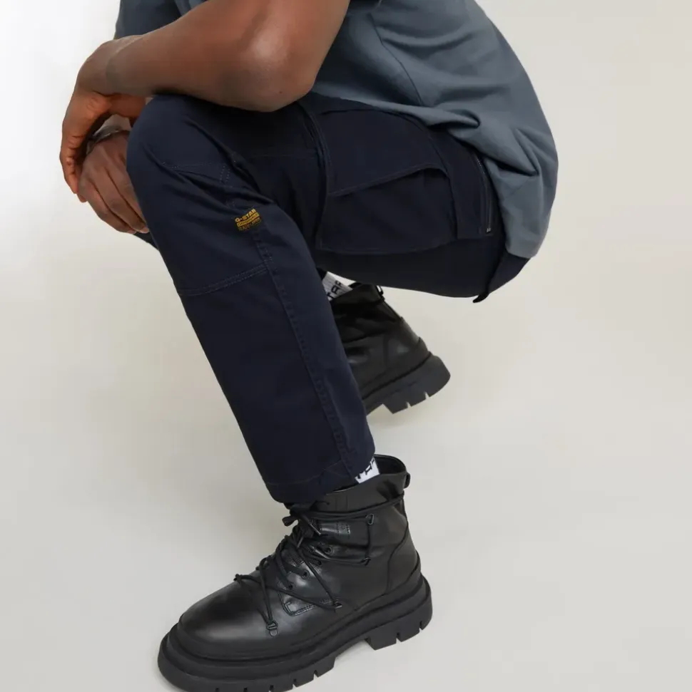 G-Star Herren Jeans Rovic Zip 3D Regular Tapered Hose, - Dunkelblau - - 32-32