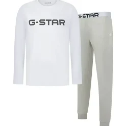 G-Star Pyjama STONE Weiß/Grau XXL