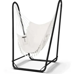G TALECO GEAR Hängesessel mit Gestell Schwarz