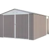 Habitat et Jardin Metallgarage Nevada mit Flügeltür - 15,36 m2