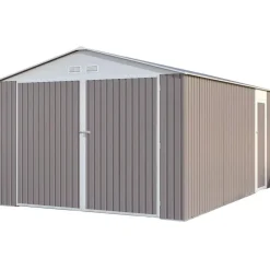 Habitat et Jardin Metallgarage Nevada mit Flügeltür - 15,36 m2