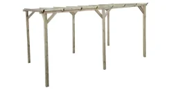 Habitat et Jardin Sunny Carport 3,00 x 5,00 m Braun