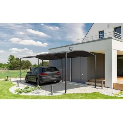 habitat garten Carport 295 x 5,66 m grau