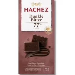 Hachez Dunkle Bitter Schokoladentafel 90 g