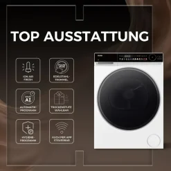 Haier HD90-B667U1 hOn-App Wärmepumpentrockner (9 kg)