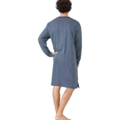 HAJO Nachthemd Premium Cotton Blau M