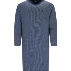 HAJO Nachthemd Premium Cotton Blau L