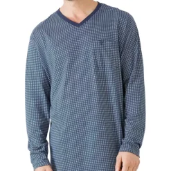 HAJO Nachthemd Premium Cotton Blau L