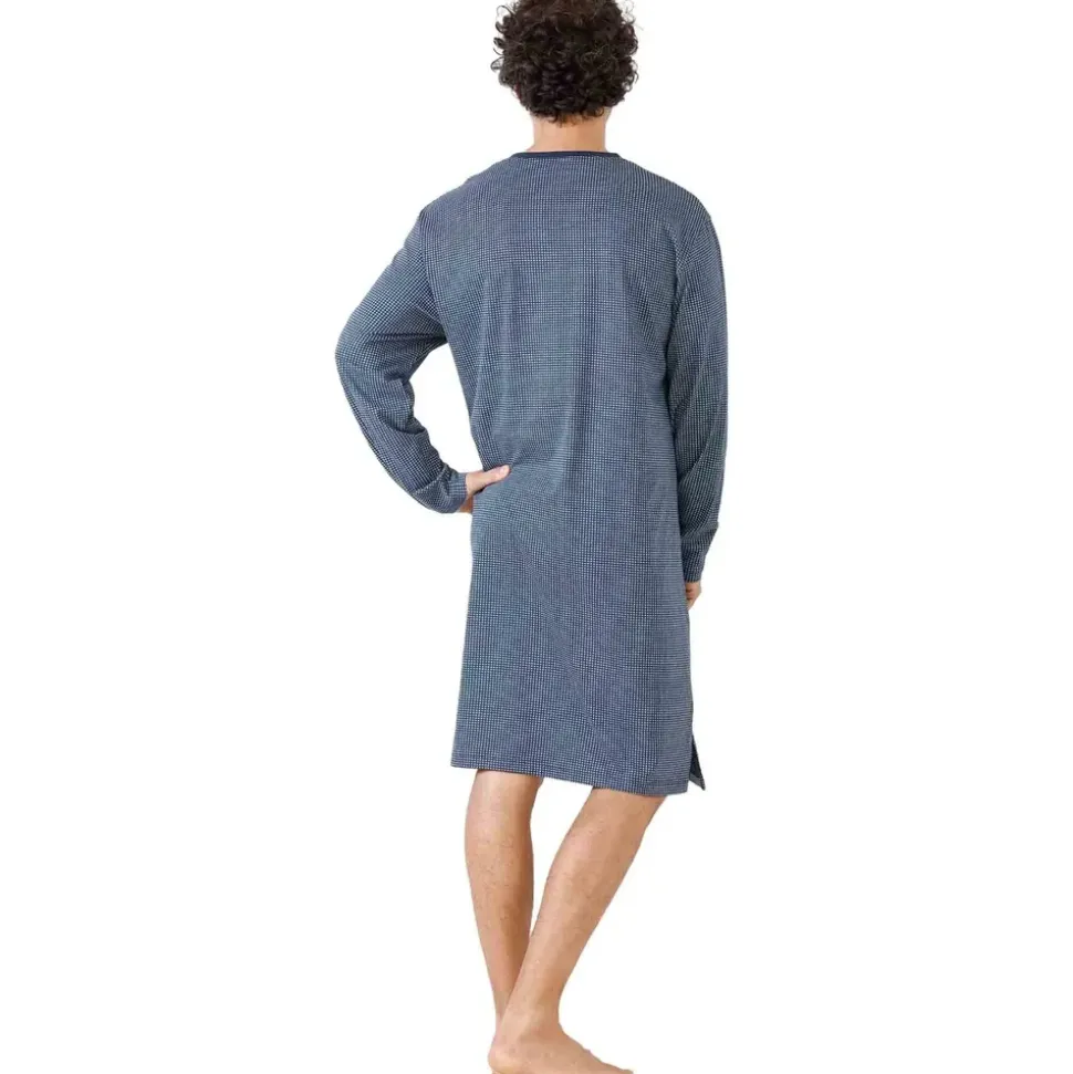 HAJO Nachthemd Premium Cotton Blau L