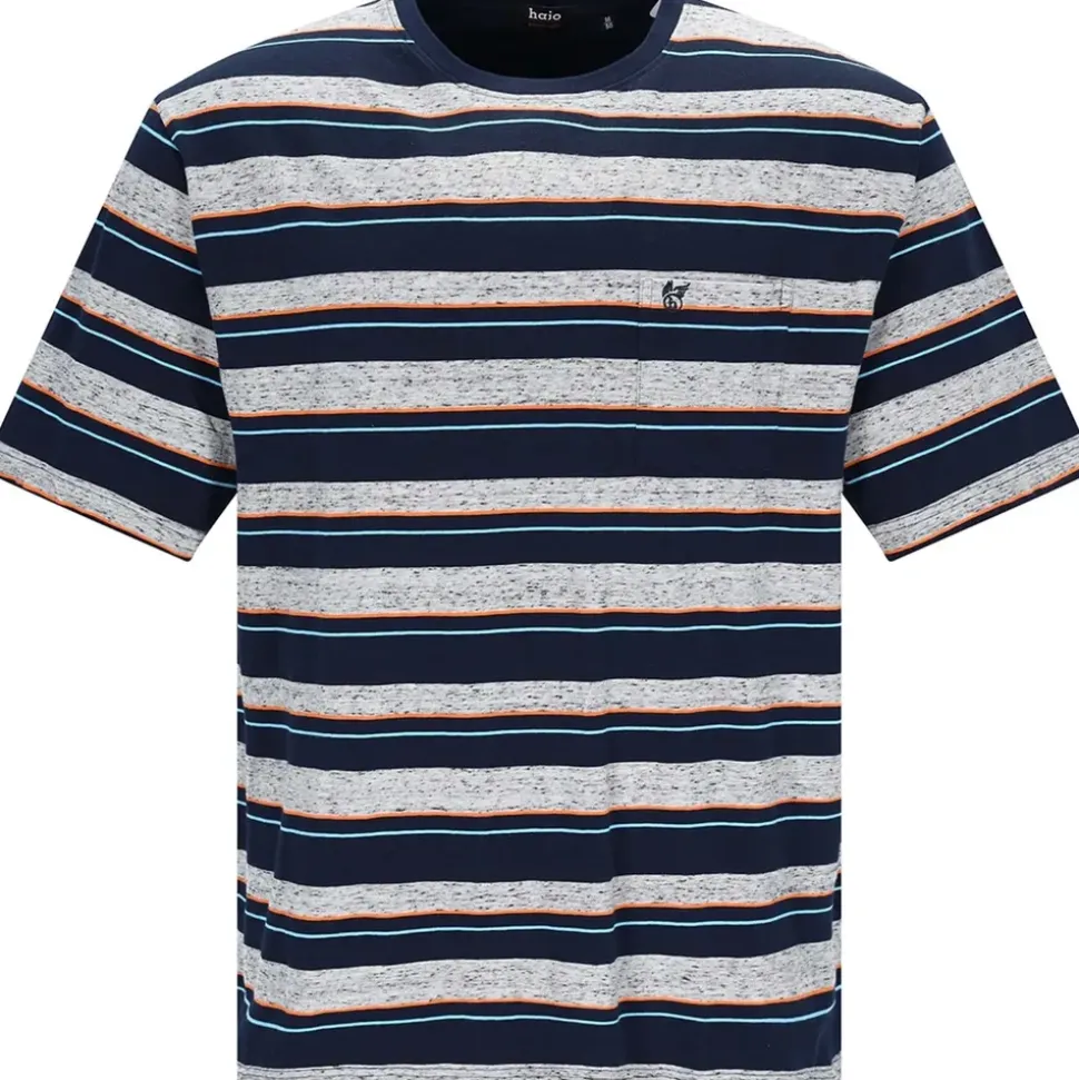 HAJO Pyjama Klima-Light Blau/Grau M