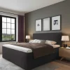 Halmon Schlafkomfort Betten Gent 200 x 200 cm Schwarz