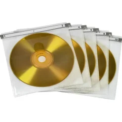 Hama 51176 CD/DVD Doppel-Schutzhüllen 50er Pack  weiß