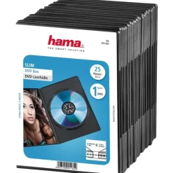 Hama CD/DVD-Leerhüllen Slim Box (25er-Pack)