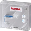 Hama 44748 CD-Leerhüllen 5er-Pack transperant