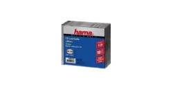 Hama 51275 CD-Leerhülle SlimLine 10er-Pack transperant / schwarz