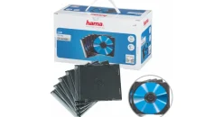 Hama 51269 CD-Leerhülle SlimLine 50er-Pack transperant / schwarz