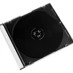 Hama 51269 CD-Leerhülle SlimLine 50er-Pack transperant / schwarz