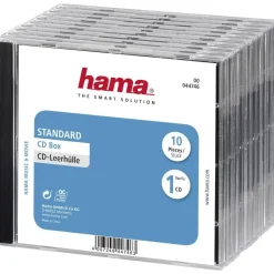 Hama 44746 CD-Leerhülle Standard 10er-Pack