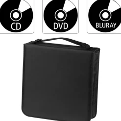 Hama CD Tasche für 208 Discs/CD/DVD/Blu-ray, platzsparend