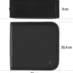 Hama CD Tasche für 208 Discs/CD/DVD/Blu-ray, platzsparend