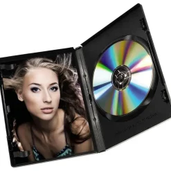 Hama DVD-Leerhülle mit Folie schwarz (Packung mit 30)