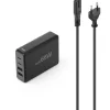 Hama 4-fach QC/PD, 65W Ladestation Universal, Schwarz