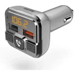 Hama FM-Transmitter mit Bluetooth- und Freisprechfunktion