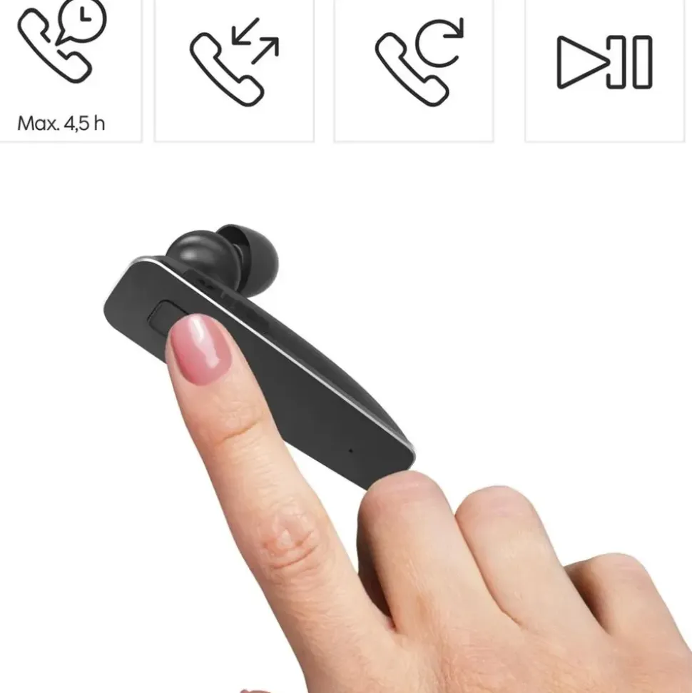 Hama MyVoice2100 Multipoint, Sprachsteuerung, Schwarz