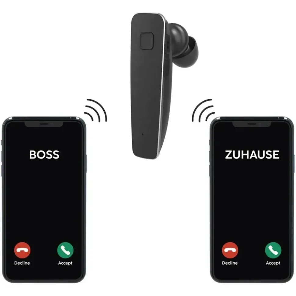 Hama MyVoice2100 Multipoint, Sprachsteuerung, Schwarz