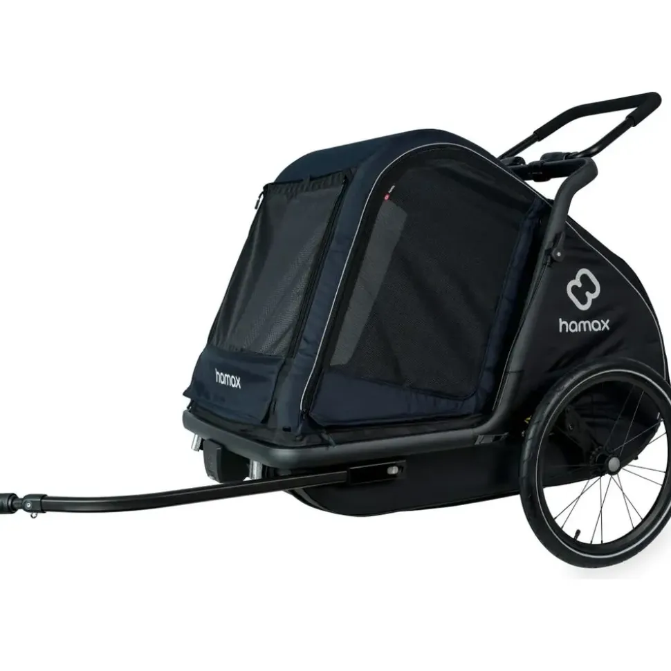 Hamax Pluto L Hundeanhänger navy/black 2025