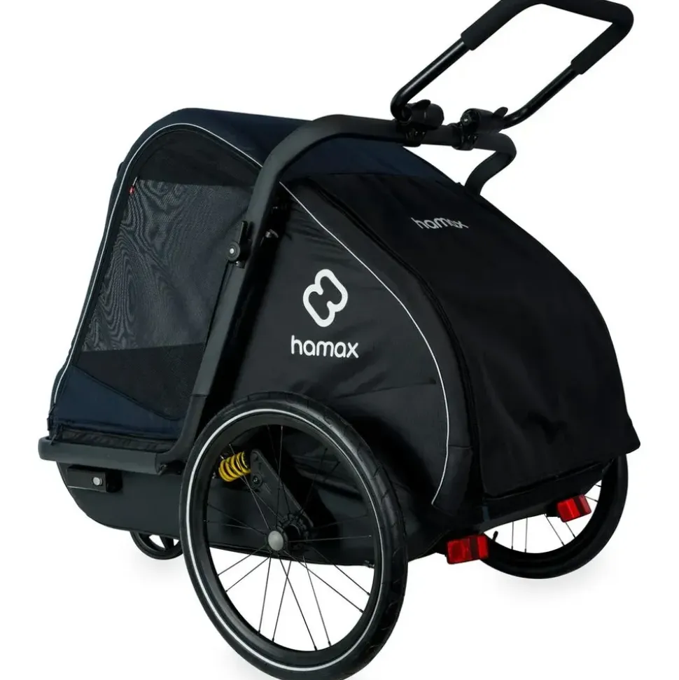 Hamax Pluto L Hundeanhänger navy/black 2025