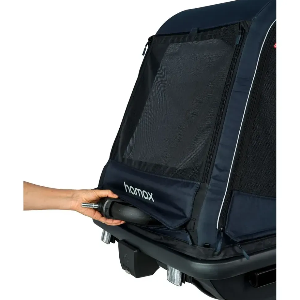 Hamax Pluto L Hundeanhänger navy/black 2025