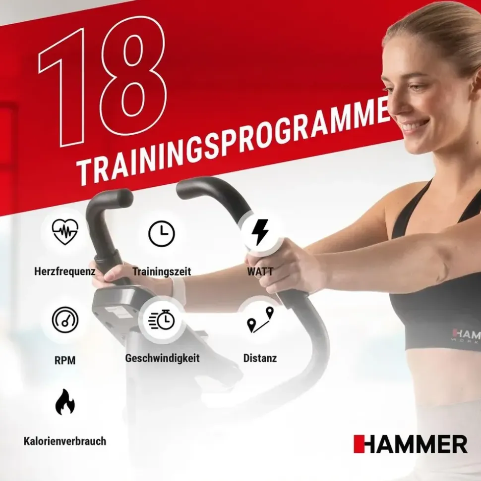 Hammer Cardio XT6 BT schwarz