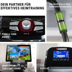 Hammer Cardio XT6 BT schwarz