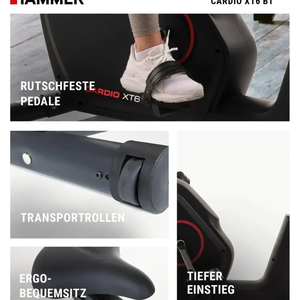 Hammer Cardio XT6 BT schwarz