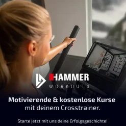 Hammer Cross Stepper schwarz/rot