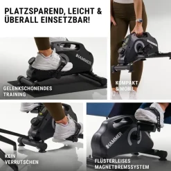Hammer Pedaltrainer Magnet schwarz