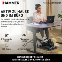 Hammer Pedaltrainer Magnet schwarz