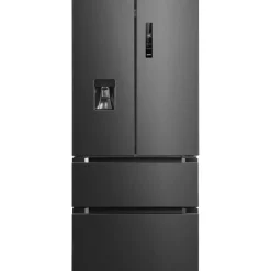 Hanseatic HFD18983DWDBI French Door (512 l, 1898 mm hoch, Schwarz)