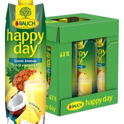 Happy Day Fruchtsaftkonzentrat Ananas, Kokos 6x 1,0 l